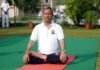 अंतरराष्ट्रीय योग दिवस पर मुख्यमंत्री तीरथ सिंह रावत ने किया योगाभ्यास cm-tirath-yoga