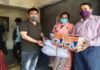 द्वारीखाल में ब्लॉक प्रमुख महेन्द्र राणा ने फ्रन्ट लाइन वर्कर को दिए कोरोना बचाव किट mahendra-rana-corona-kit