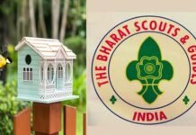 गाइड ने पेड़ पर टांगा घरौंदा, पक्षी ने बनाया आशियाना