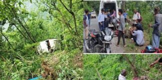 सतपुली के नजदीक खाई में गिरा मैक्स वाहन, 9 लोग घायल Max vehicle fell in a ditch near Satpuli