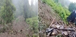 उत्तराखंड : मूसलाधार बारिश का कहर, पहाड़ से गिरे मलबे से ढहा मकान, अंदर सो रहे तीन लोगों की दबने से हुई मौत bageshwar-house-collapsed