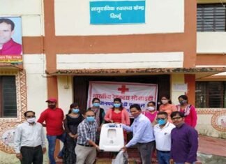 भारतीय रेडक्रॉस समिति पौड़ी शाखा द्वारा सामुदायिक चिकित्सालय खिर्सू भेंट किया गया ऑक्सीजन कंसन्ट्रेटर chc-khirsu