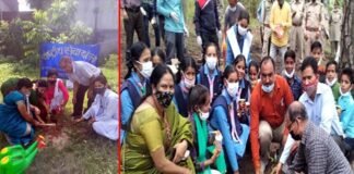 प्रकृति को समर्पित उत्तराखण्ड के लोक पर्व “हरेला” पर वृक्षारोपण कार्यक्रम harela-plantation