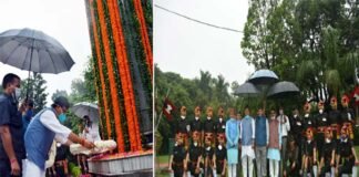 मुख्यमंत्री धामी ने शौर्य दिवस के अवसर पर शहीद स्मारक पर पुष्पचक्र अर्पित कर कारगिल शहीदों को दी श्रद्धांजलि kargil-diwas