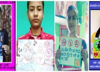 ऑनलाइन पोस्टर प्रतियोगिता में उत्कृष्ट प्रदर्शन करने वाले छात्र-छात्राओं को सम्मानित करेगा थाना सतपुली online poster competition in satpuli