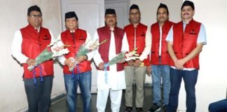 जेपीएस रावत लगातार चौथी बार निर्विरोध निर्वाचित हुए उत्तराखंड सांस्कृतिक समिति ग्रेटर नोएडा के अध्यक्ष ukss-executive-body