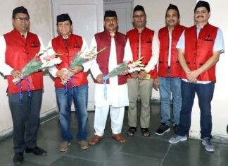 जेपीएस रावत लगातार चौथी बार निर्विरोध निर्वाचित हुए उत्तराखंड सांस्कृतिक समिति ग्रेटर नोएडा के अध्यक्ष ukss-executive-body