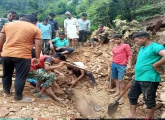 पौड़ी गढ़वाल के इस गाँव में बादल फटने से भारी नुकसान की खबर, कई गौशालाएं हुई ध्वस्त Cloud-burst-in-Pauri-Garhwal