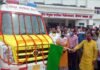 स्वास्थ्य मंत्री डॉ. धन सिंह रावत ने श्रीनगर अस्पताल में आधुनिक अल्ट्रासाउंड मशीन का किया लोकार्पण, बेसिक लाइफ सपोर्ट एम्बुलेंस को हरी झंडी दिखा कर किया रवाना Dr. Dhan singh Rawat flagged off Basic Life Support Ambulance