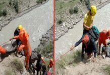 उत्तराखंड : भूस्खलन में फंसे 200 लोगों को एसडीआरएफ की टीम ने सुरक्षित निकाला, रेस्क्यू ऑपरेशन जारी SDRF team rescues 200 people trapped in Chamoli