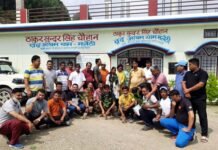 उत्तराखंड युवा मंच चंडीगढ़ द्वारा आज मलेठी स्थित सुंदर सिंह चौहान वृद्धाश्रम में किया गया वृक्षारोपण malethi-vriddha-ashram-satpuli