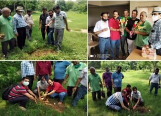 उत्तराखण्ड सांस्कृतिक समिति ग्रेटर नोएडा के सदस्यों ने वृक्षारोपण कर दिया पर्यावरण संरक्षण का संदेश