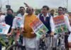 उत्तराखंड : महंगाई के मुद्दे पर कांग्रेसियों ने विधानसभा तक साइकिल रैली निकाल धामी सरकार को घेरा uttarakhand-congress