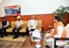 मुख्यमंत्री से मिले प्रधानमंत्री के सलाहकार भास्कर खुल्बे, केदारनाथ पुनर्निर्माण कार्यों एवं बद्रीनाथ धाम के मास्टर प्लान के सम्बन्ध में की चर्चा Bhaskar Khulbe met cm dhami
