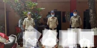 पुलिस ने 12 घण्टे के अंदर किया नगदी चोरी का खुलासा, 4 शातिर अभियुक्त गिरफ्तार Laxmanjhula-police