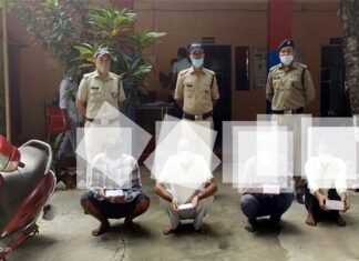 पुलिस ने 12 घण्टे के अंदर किया नगदी चोरी का खुलासा, 4 शातिर अभियुक्त गिरफ्तार Laxmanjhula-police