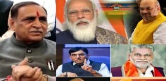मिशन 22 का उलटफेर : उत्तराखंड के बाद भाजपा ने गुजरात में रुपाणी की विदाई कर ‘नए चेहरे’ पर लगाया दांव Vijay-Rupani-CM-GUJRAT