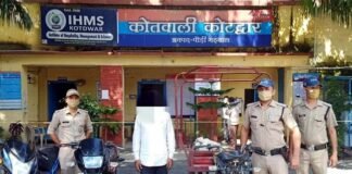 कोटद्वार पुलिस ने चोरी की बाइक के साथ अभियुक्त को किया गिरफ्तार,कब्जे से 2 अन्य मोटर साइकिल भी बरामद bike theft caught in kotdwar