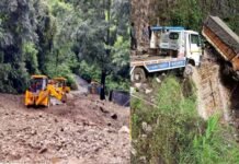 ऋषिकेश-बदरीनाथ हाईवे पर बादल फटने से अलकनंदा में समाया डीजल से भरा टैंकर, दो लोग लापता, कई अन्य वाहन मलबे में दबे cloudburst on Rishikesh-Badrinath highway