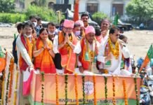 मुख्यमंत्री पुष्कर सिंह धामी ने ऋषिकेश में जन आशीर्वाद रैली में किया प्रतिभाग cm pushkar dhami participated in public blessing rally in rishikesh