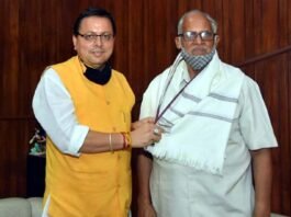मुख्यमंत्री ने देवस्थानम बोर्ड के सम्बन्ध में गठित समिति के अध्यक्ष मनोहरकान्त ध्यानी को कैबिनेट मंत्री का दर्जा देने की दी स्वीकृति manohar-kant-dhyani