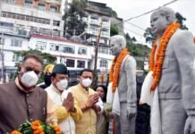 मुख्यमंत्री पुष्कर सिंह धामी ने मसूरी में शहीद राज्य आंदोलनकारियों को दी श्रद्धांजलि cm-dhami-at-mussoorie