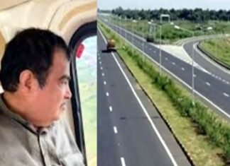 सड़क की क्वालिटी जांच: दिल्ली-मुंबई एक्सप्रेस वे पर केंद्रीय मंत्री गडकरी ने 170 की स्पीड से कार दौड़ा कर देखी, देखें वीडियो nitin-gadkari-driving-Delhi-mumbai-expressway