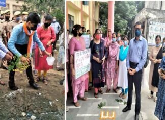 राष्ट्रीय पोषण माह का शुभारंभ : जिलाधिकारी ने किया पौधरोपण, आंगनबाड़ी कार्यकर्ताओं एवं सहायिकाओं ने विकास भवन से कलेक्ट्रेट तक निकाली रैली