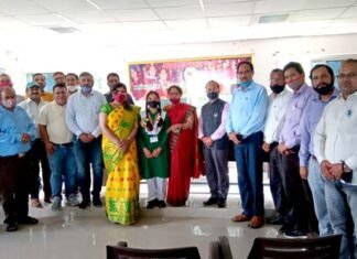राष्ट्रीय इंस्पायर अवार्ड में चयनित छात्रा प्रिंसी को पौड़ी में किया गया सम्मानित princy-ggic-paidul