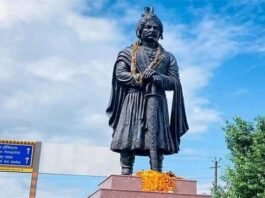 सम्राट मिहिर भोज की प्रतिमा के शिलापट्ट पर लिखे मुख्यमंत्री व भाजपा नेताओं के नाम पर कालिख पोतने के मामले में दो गिरफ्तार Emperor Mihir Bhoj