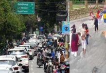 उत्तराखंड : वीकेंड पर पर्यटकों की आवाजाही बढ़ने से कई शहरों में लगा रहा जाम weekend jam in mussoorie and nainital