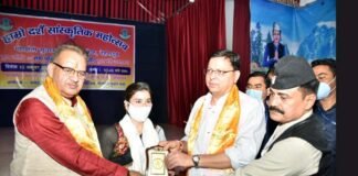 मुख्यमंत्री पुष्कर धामी ने गोर्खाली सुधार सभा द्वारा आयोजित ‘‘हाम्रो दशैं सांस्कृतिक महोत्सव’’ में किया प्रतिभाग Hamro Dashain Cultural Festival
