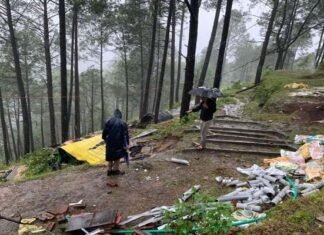 उत्तराखंड में भारी बारिश का कहर : मलबे में दबने से 5 लोगों की मौत