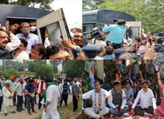लखीमपुर खीरी हिंसा का असर उत्तराखंड में भी, हिंसा के विरोध में किसान और कांग्रेसी उतरे सड़क पर, हरीश रावत समेत कई कार्यकर्ताओं ने दी गिरफ्तारी