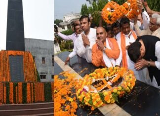 सीएम धामी ने उत्तराखंड शहीद स्मारक रामपुर तिराहा में राज्य आंदोलनकारी शहीदों को दी श्रद्धांजलि, राज्य आंदोलनकारियों के लिए की बड़ी घोषणा Martyrs Memorial Rampur Tiraha