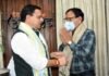 सीएम धामी से पद्मश्री कल्याण सिंह रावत ने की शिष्टाचार भेंट Padmashree Kalyan Singh Rawat meets cm dhami