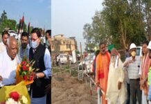 मुख्यमंत्री बनने के बाद पुष्कर सिंह धामी पहली बार पहुंचे अयोध्या, रामलला के किए दर्शन