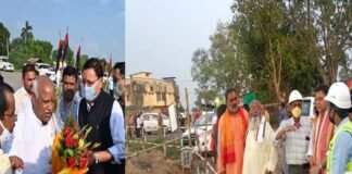 मुख्यमंत्री बनने के बाद पुष्कर सिंह धामी पहली बार पहुंचे अयोध्या, रामलला के किए दर्शन