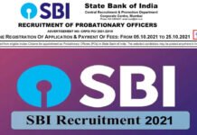 SBI PO Recruitment 2021: एसबीआई में PO के 2056 पदों पर निकली भर्ती, यहां देखें भर्ती का नोटिफिकेशन व अन्य डिटेल SBI-RECRUITMENT OF PROBATIONARY OFFICERS