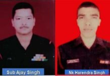 दुखद : जम्मू-कश्मीर में आतंकियों से मुठभेड़ में उत्तराखंड के दो और जवान शहीद, सीएम धामी ने जताया गहरा दुःख Ajay Rautela and Naik Harendra Singh