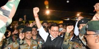 मुख्यमंत्री धामी ने प्रादेशिक सेना दिवस समारोह में किया प्रतिभाग, जवानों को दी बधाई Territorial Army Day celebration CM Dhami