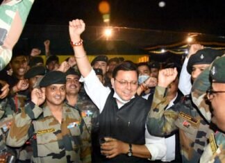 मुख्यमंत्री धामी ने प्रादेशिक सेना दिवस समारोह में किया प्रतिभाग, जवानों को दी बधाई Territorial Army Day celebration CM Dhami