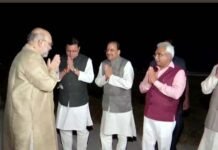 देर रात देहरादून पहुंचे गृहमंत्री अमित शाह, बाढ़ प्रभावित क्षेत्रों का आज लेंगे जायजा amit-shah-at-dehradun