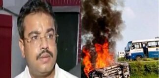 लखीमपुर खीरी हिंसा : गृह राज्य मंत्री के बेटे आशीष मिश्रा ने किया सरेंडर, क्राइम ब्रांच कर रही है पूछताछ ashish-mishra-lakhimpur-kheri-violence