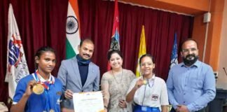 एथलेटिक प्रतियोगिता में छात्राओं ने किया शानदार प्रदर्शन एथलेटिक