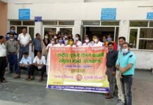 पुरानी पेंशन बहाली की मांग को लेकर श्रीनगर में शिक्षकों एवं कर्मचारियों ने मनाया काला दिवस black-day-for-ops