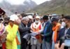 मुख्यमंत्री पुष्कर सिंह धामी ने किया केदारनाथ पुनर्निर्माण कार्यो का अवलोकन cm Dhami inspected Kedarnath reconstruction works
