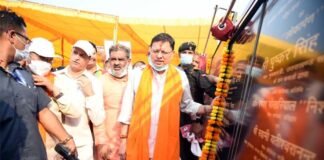 सीएम धामी ने लक्सर में 4922.82 लाख रूपये की विभिन्न विकास योजनाओं का किया लोकार्पण और शिलान्यास