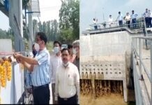 ग्रेटर नोएडा के प्राइमरी ट्रीटमेंट प्लांट तक पहुंचा गंगाजल, नए साल पर ग्रेटर नोएडा वासियों के घरों तक गंगाजल पहुंचाने का लक्ष्य : सीईओ नरेंद्र भूषण ganga-water-in-greater-noida