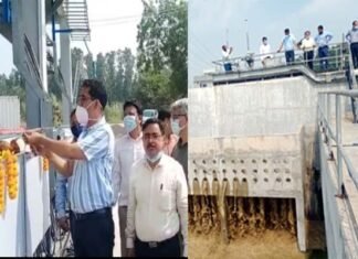 ग्रेटर नोएडा के प्राइमरी ट्रीटमेंट प्लांट तक पहुंचा गंगाजल, नए साल पर ग्रेटर नोएडा वासियों के घरों तक गंगाजल पहुंचाने का लक्ष्य : सीईओ नरेंद्र भूषण ganga-water-in-greater-noida